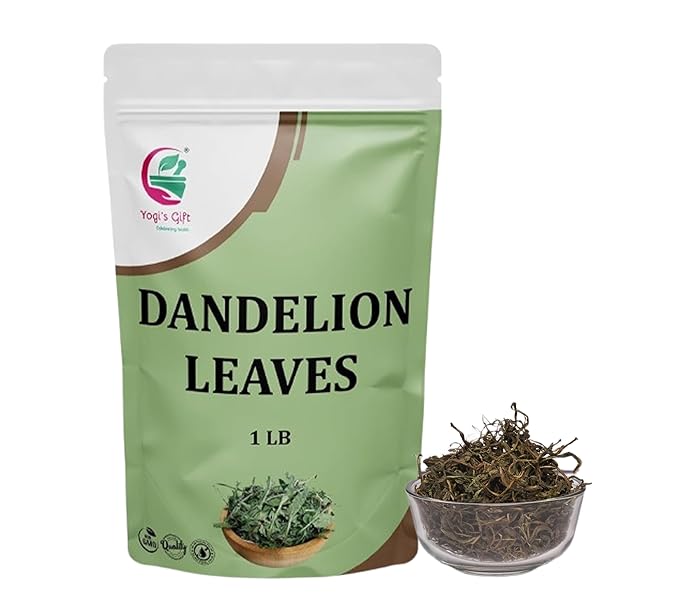 Dandelion Leaves 1 LB, 100% Natural & Pure, Ideal for Dandelion Tea, Herbal Blends & Wellness Uses