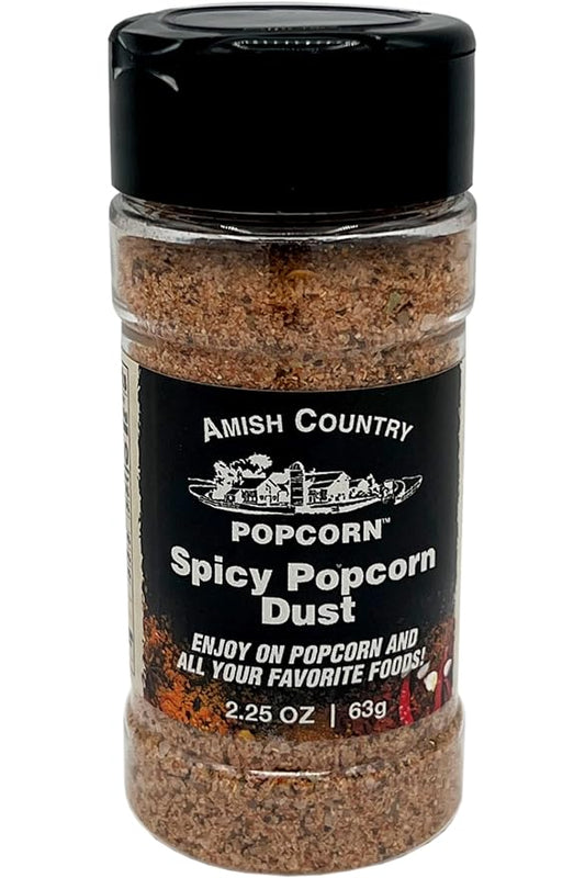 Amish Country Popcorn | Spicy Popcorn Dust - 2.25 oz | Old Fashioned, Non-GMO and Gluten Free