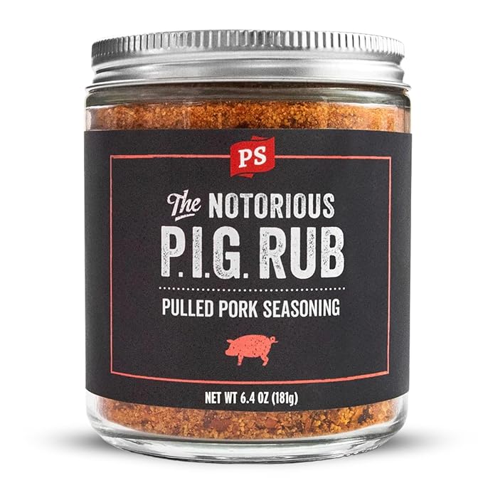 PS Seasoning Notorious PIG Pulled Pork Seasoning and Dry Rub - BBQ Rubs for Smoking and Grilling