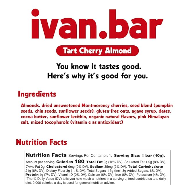 Protein Packed Energy Snack Bar | Provides Healthy Energy | Vegan, All Natural Ingredients | Soy