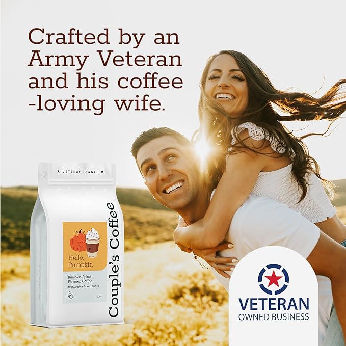 Couple?™s Coffee Ground Coffee | Gives Back to Military Families | Hello Pumpkin | Medium Roast