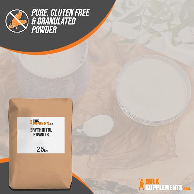 BulkSupplements.com Erythritol Powder - Erythritol Sweetener. Sugar Substitute - Zero Calorie