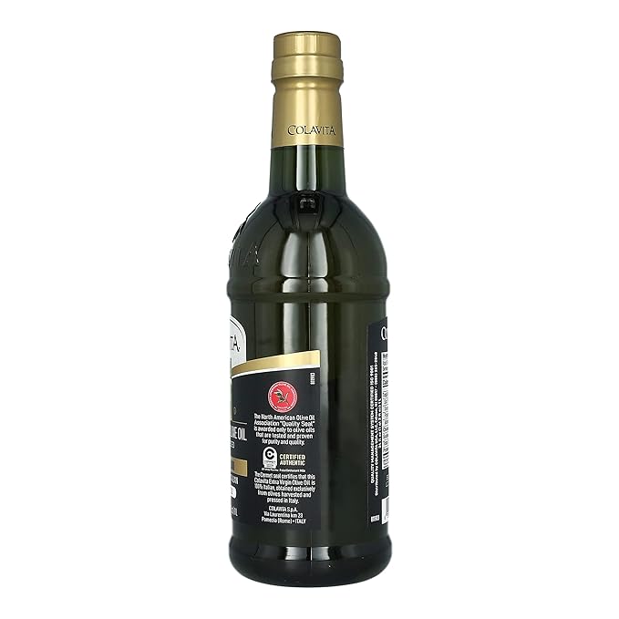 Colavita Premium Italian Extra Virgin Olive Oil 1L (34Fl Oz) Plastic Bottle