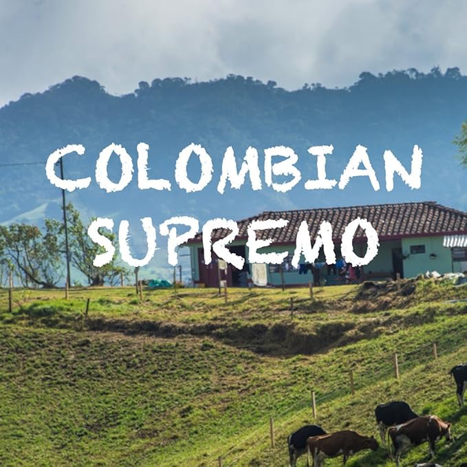 Colombia Supremo Coffee, Fair Trade, Ground, Fresh Roasted, 16-ounce