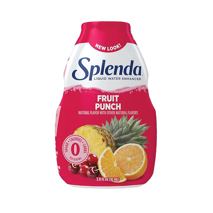SPLENDA Liquid Water Enhancer Drops, Sugar Free, Zero Calorie, Natural Flavor, Concentrated Drink