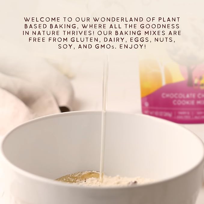 Autumn Sons Baking Co. Gluten Free Chocolate Chunk Cookie Mix. Vegan Plant Based Baking Mix. Free