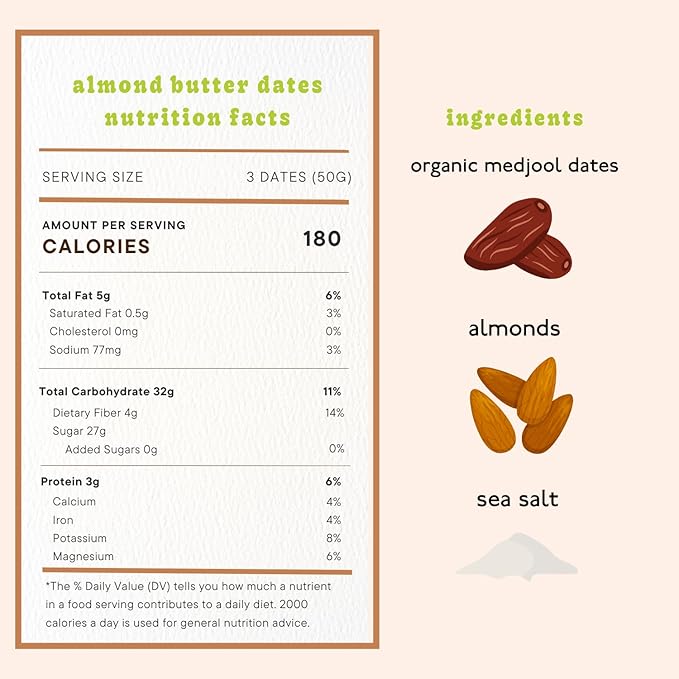 Realsy Filled Medjool Dates, Organic Dates with No Sugar Added, Gluten-Free, Vegan, All Natural
