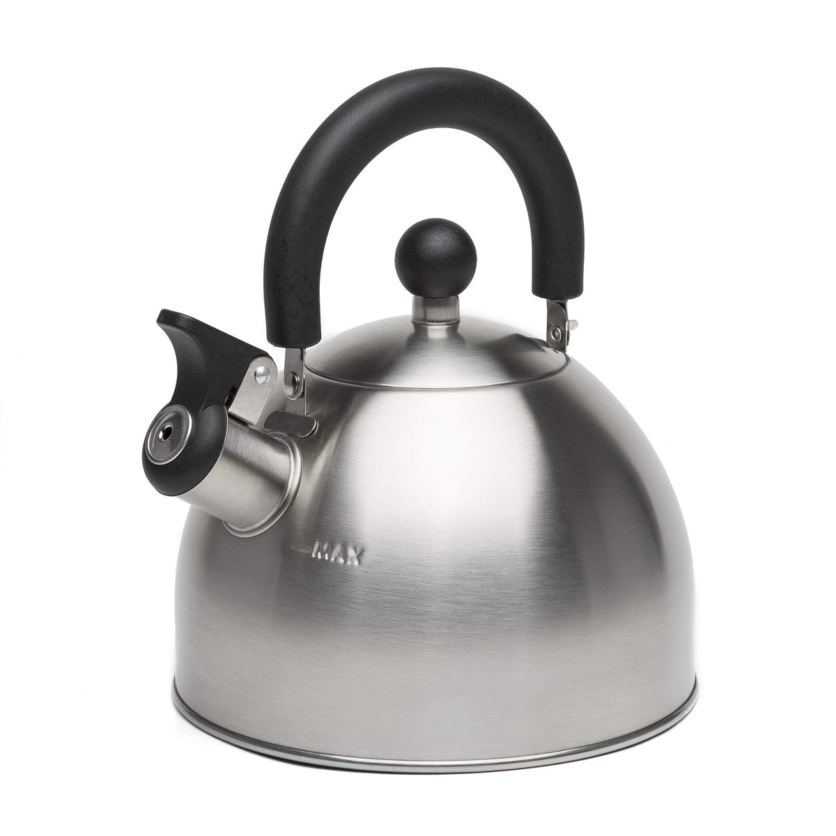 Primula Stewart Whistling Tea Kettle for Stovetop, Stainless Steel Stove Top Kettle with Fast Boil