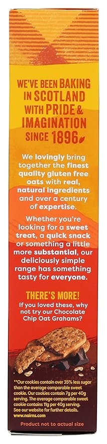 Nairn's Gluten-Free Stem Ginger Oat Grahams - Healthy, Tasty and Safe for Celiacs. Perfect On-the