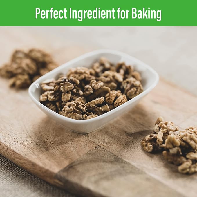 Sincerely Nuts Raw Shelled Walnuts (5lb bag) | No Shell Walnut Halves and Pieces | Easy to Eat &