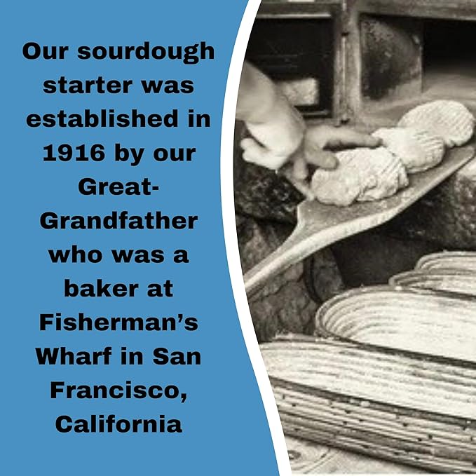 100 Year Old San Francisco Sourdough Starter | Our Great Grandfather's Starter from 1916 | Easy to