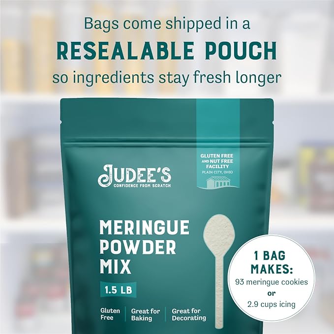 Judee???Complete Meringue Powder Mix 1.5 lb (24oz) - Great for Baking and Decorating - No