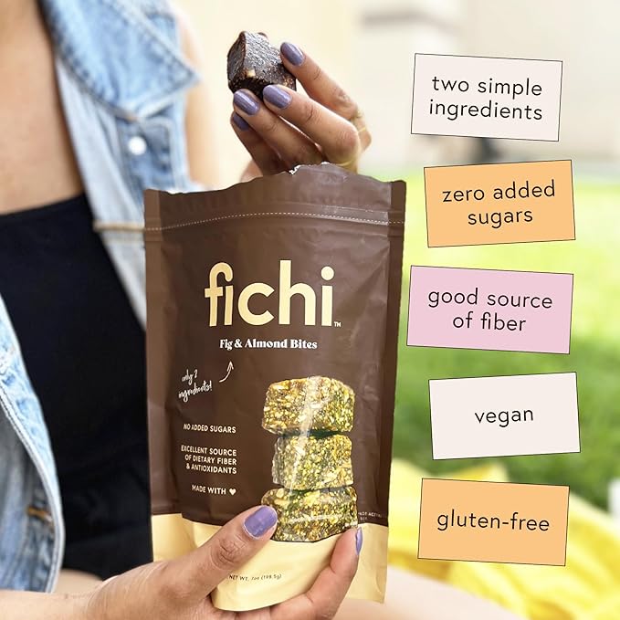 Fichi Fig and Nut Bites, a Wholesome and Delicious Gluten-Free Italian Fruit and Nut Snack (Two