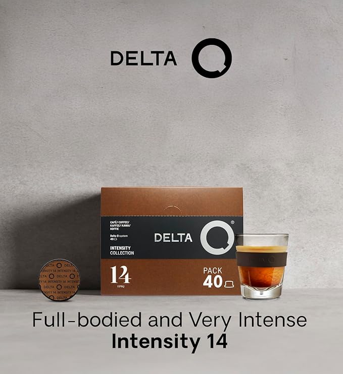 Delta Q - EpiQ Espresso Pods for Delta Q machines, Intensity 14, Notes of Roasted Nuts, 40 Coffee