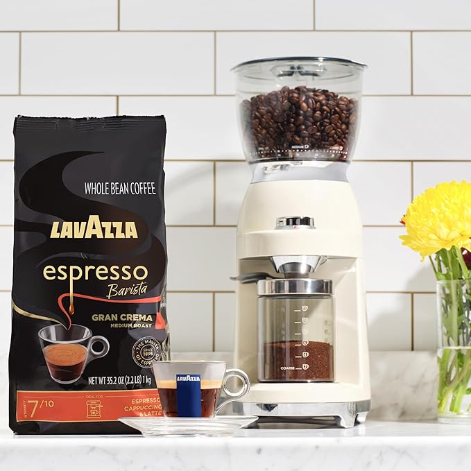 Lavazza Espresso Barista Gran Crema Whole Bean Coffee Blend, Medium Espresso Roast, Oz Bag