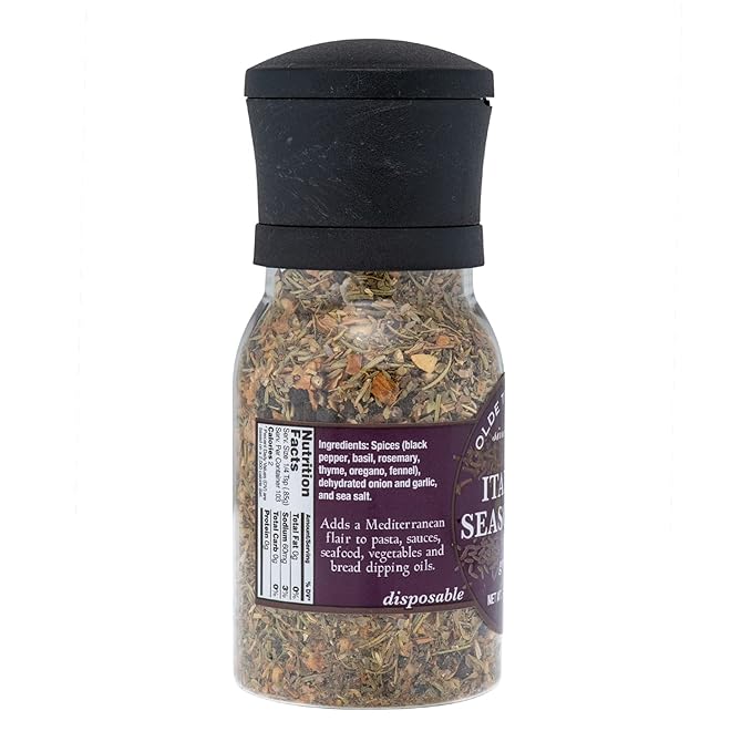 Olde Thompson Italian Seasoning Grinder, Basil and Oregano Spice Blend, 3.1 Ounce