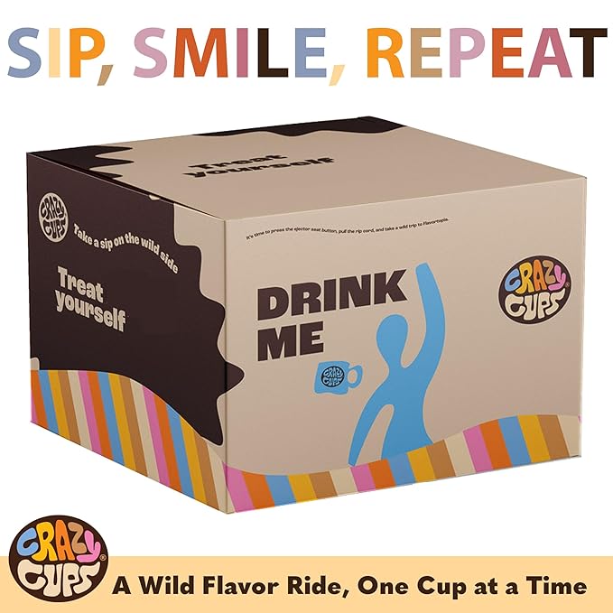 Crazy Cups Hot Chocolate Pods Variety Pack Sampler For Keurig K Cup Brewers, Assorted Flavored Hot