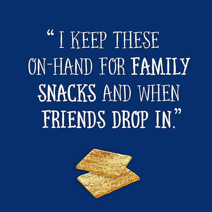 Wheat Thins Original Snacks, Whole Grain Wheat Crackers, Bulk Snack Crackers, Family Size, 6 - 14 oz Boxes