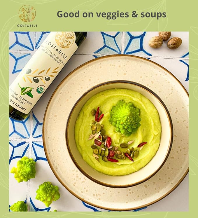 Jalapeño Olive Oil. Spicy, Flavorful, Hot Extra Virgin Olive Oil Infused with Organic Jalapeño.