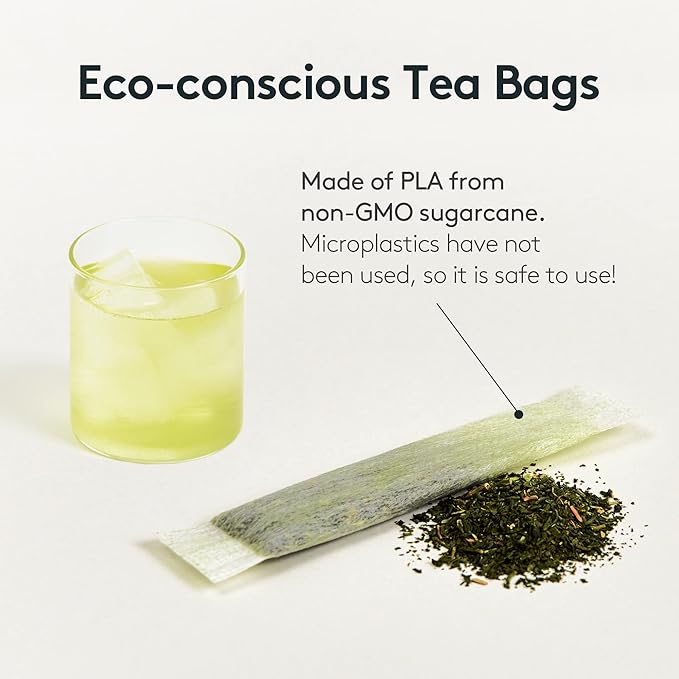 OSULLOC Cold Green Tea, Stick-Type in Pouch Package, Premium Organic Pure Tea from Jeju, 20 count
