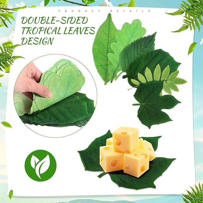 90 Pcs Parchment Paper Leaves, 8.66 in Charcuterie Board Parchment Paper Leaves Cheese Decorative