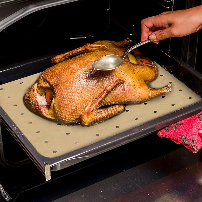 120 Sheets Air Fryer Oven Liners 11 x 12 Disposable Air Fryer Parchment Paper Liners Rectangle Non