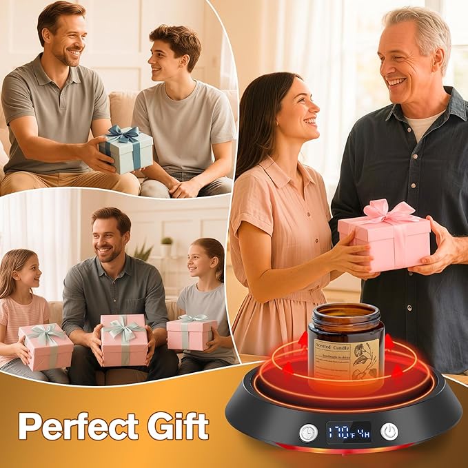 Coffee Mug Warmer - 55W Electric Coffee Warmer for Desk 3 Temp Settings & 2-9 Timer Smart Cup