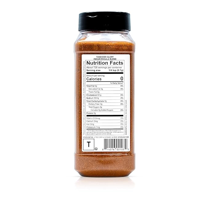 Spiceology - Tandoori Glory - Indian Masala Blend - Curry Spices and Seasonings - Use On: Chicken