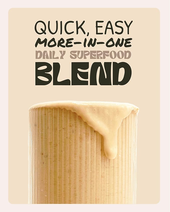 Plant Meal Replacement Shake - Vanilla - 25g of Plant Based Vegan Protein Powder, 76+ Organic