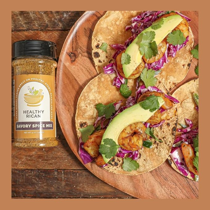 Healthy Rican Savory Chicken Mix Sazon and Sofrito Herb Seasoning for Meat Beef Vegetables Stews