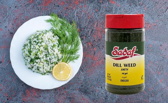 Sadaf Dill Weed - Dried Dill Weed for Food Flavoring & Seasoning - Dry Dill Herb for Pickling