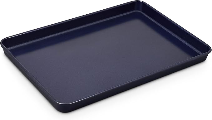 Zyliss E980191 Non-Stick Baking Tray | Carbon Steel | Dark Blue | Baking Tin/Bakeware/Roasting |