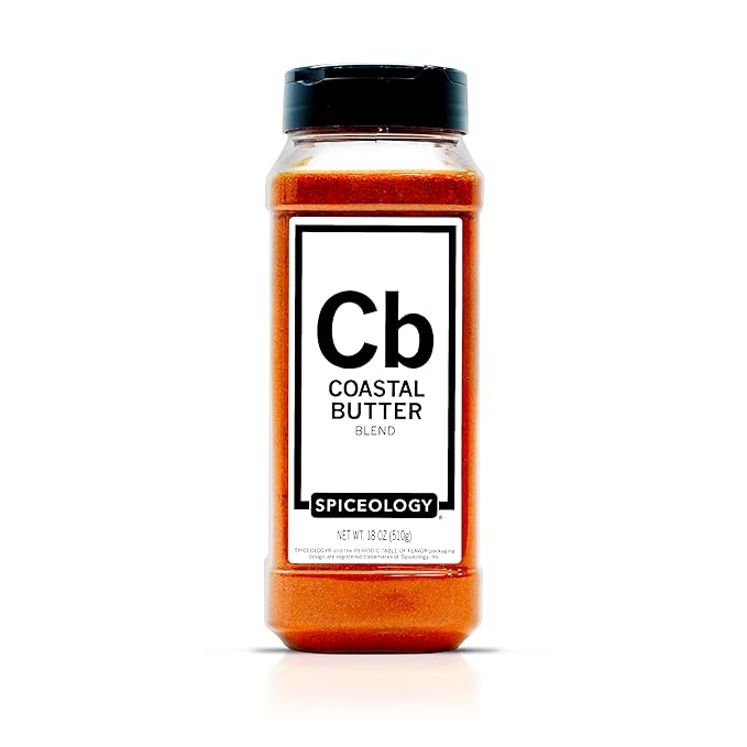 Spiceology ??Coastal Butter Seasoning ??Savory Seafood Spice Blend with Butter Powder, Lemon