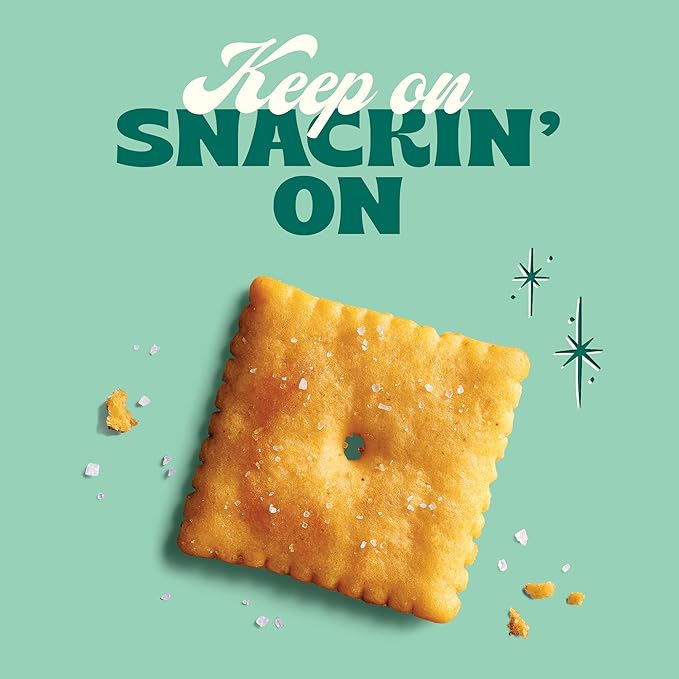 Back to Nature - Cheezy Crackers - Seriously Tasty Cheese Flavored Square Crackers - Wheat Flour
