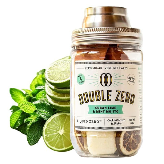 *NEWER VERSION WILL SHIP* Liquid Zero Double Zero Mojito Mix (New Version Makes 8 Drinks instead of