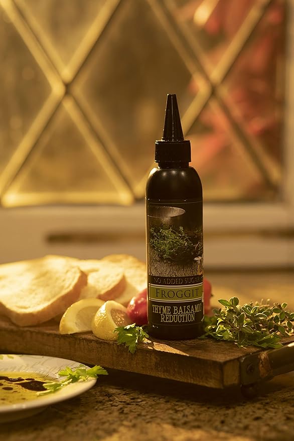 Castillo de Pinar (No Sugar Added) Thyme Balsamic Vinegar Reduction 150ml by Froggit Non GMO