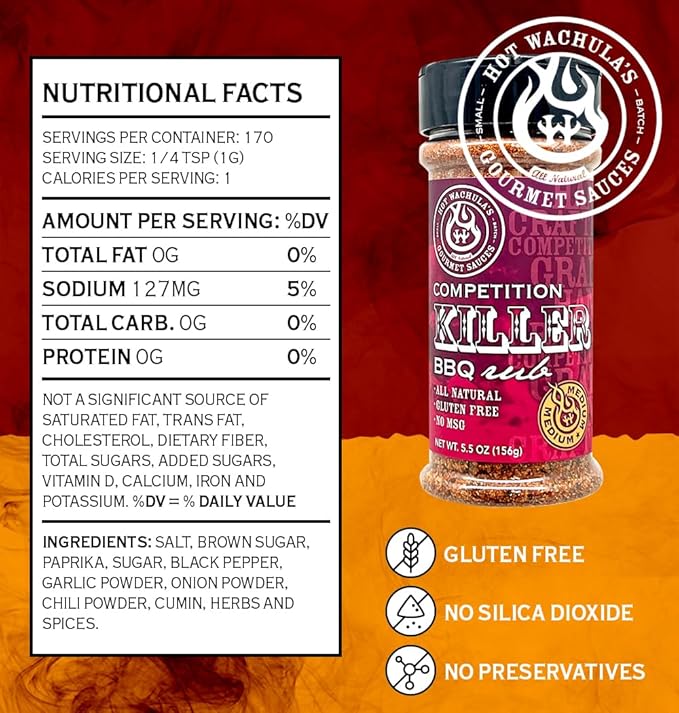 Hot Wachula?™s Killer Rub | Ultimate BBQ Rub Seasoning for Smokers and Pitmasters | World Champion