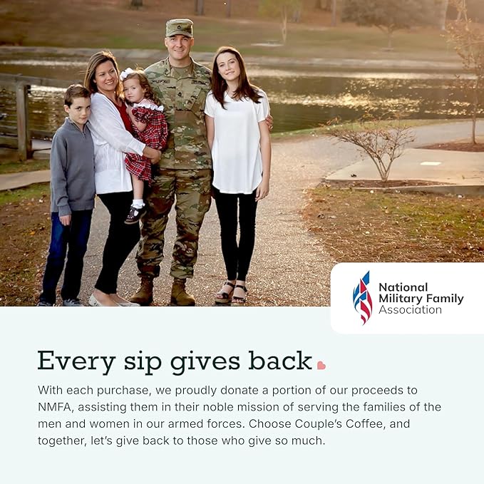 Couple's Coffee French Vanilla K-Cups | Gives Back to Military Families | Medium Roast Coffee Pods