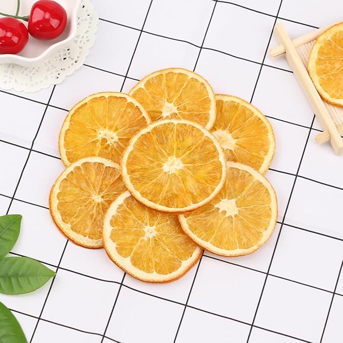 iGAOZM Dried Orange Slices,Dehydrated Oranges Slices For Cocktails,7.05oz/200g,No Sugar Added No