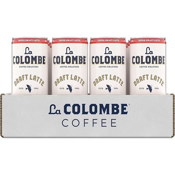 La Colombe Coffee, Triple Draft Latte, 11 fl oz Cans (Pack of 12), Coffeehouse Quality Cold Brew
