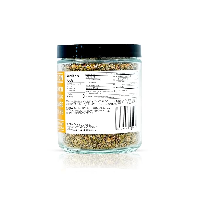 Spiceology - Turkey Rub - Savory Poultry Seasoning and Spice Blend - Use On: Pork, Turkey, Chicken
