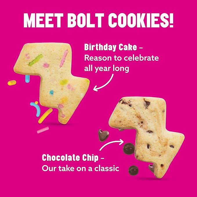 Mavericks Snacks Bolt Cookies Variety Pack ??Healthy Snacks for Kids & family ??Low Calorie