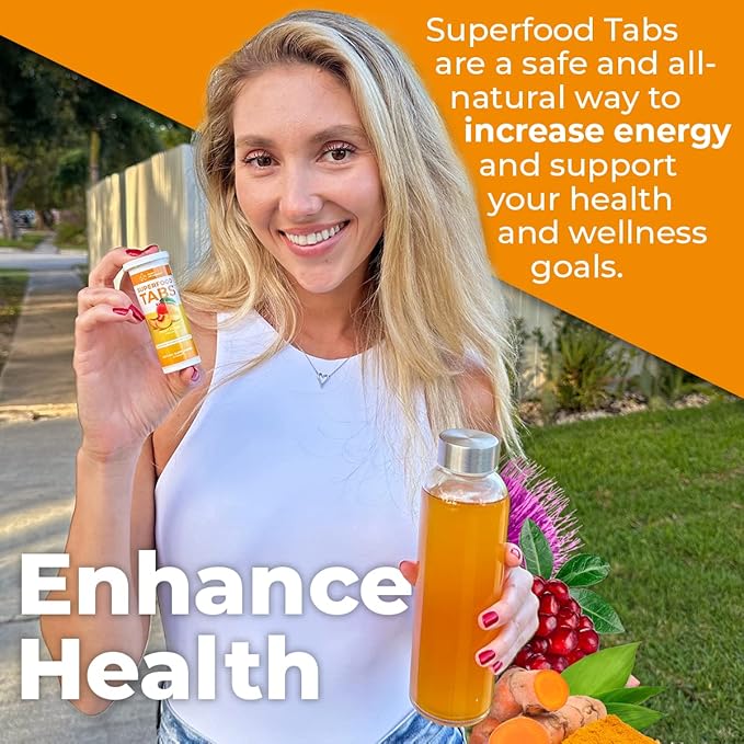 skinnytabs Anti-Bloat Cleanse Drink with 15 Superfoods | Supports Digestion, Energy & Cravings |