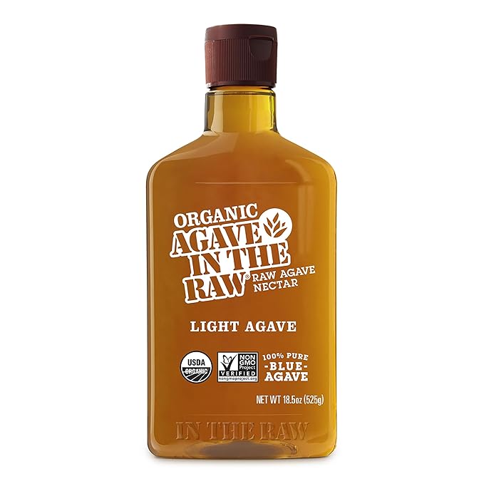 Organic Agave In The Raw Light Agave Nectar, 18.5 oz., Made With Organic Blue Agave From Mexico