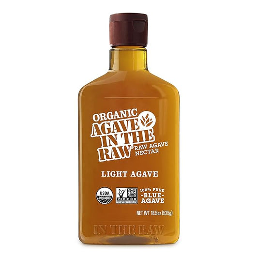 Organic Agave In The Raw Light Agave Nectar, 18.5 oz., Made With Organic Blue Agave From Mexico