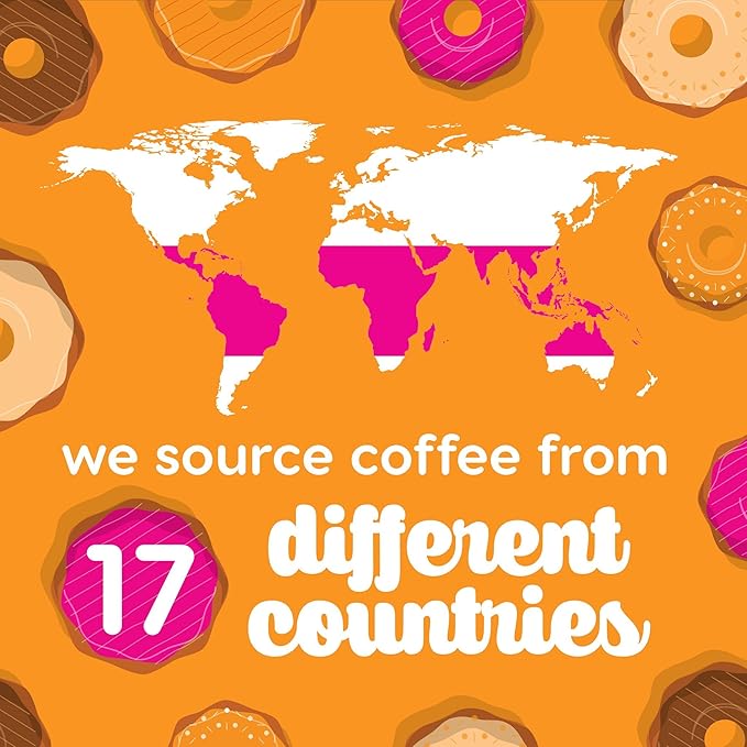 Donut Café - Coffee Gourmet Pods, Colombian Blend, Medium Roast – Non-GMO, Gluten Free – Compatible