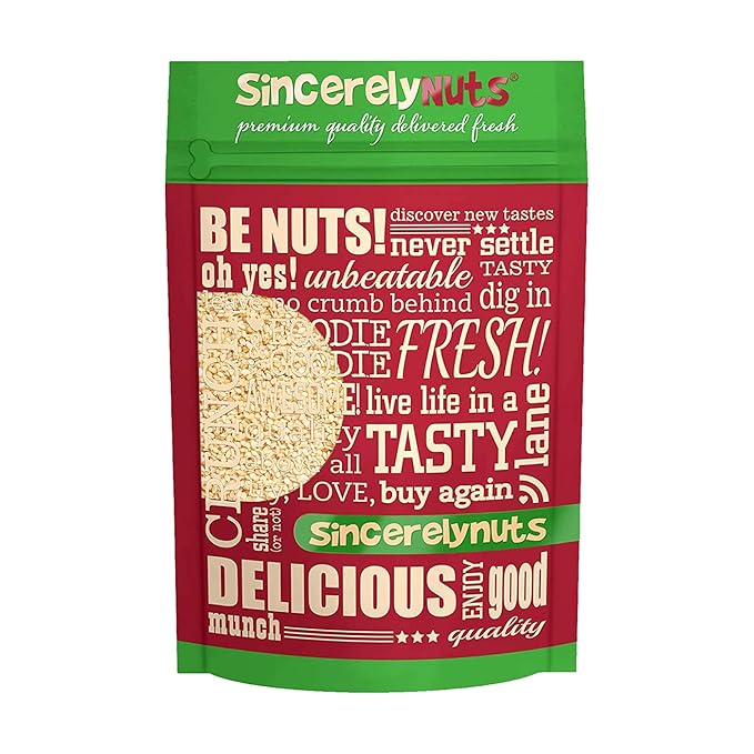 Sincerely Nuts Hulled Sesame Seeds A Heart Healthy Snack Rich in Fiber, Minerals Antioxidants