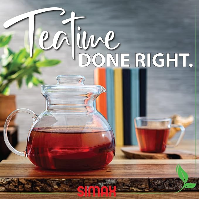 Simax Glass Teapot For Stovetop: Glass Tea Kettle For Stove Top - Tea Pots For Stove Top - Stovetop