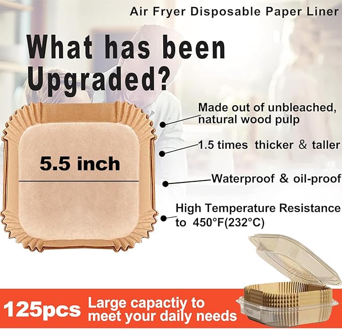 Small Air Fryer Liners, Mini Air Fryer Liners, 2 2.1 2.6 3qt Air Fryer Liners, Air Fryer Liners