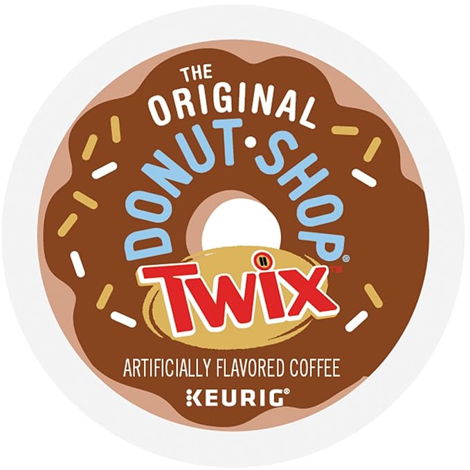 The Original Donut Shop TWIX Coffee, Keurig Single Serve K-Cup Pods, 60 Count, (6 Packs of 10)